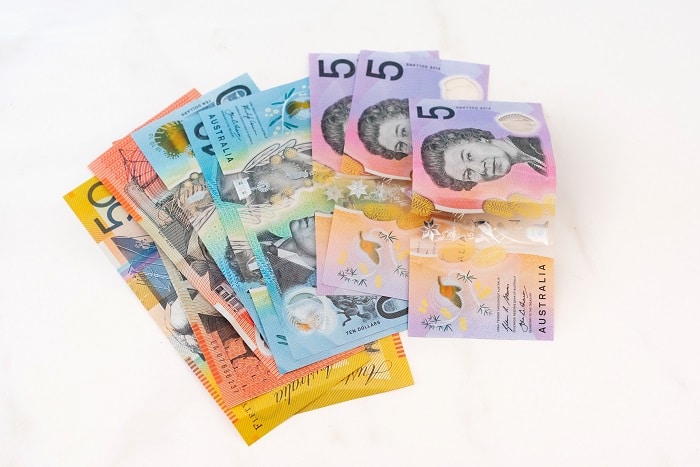 An image of Australian money